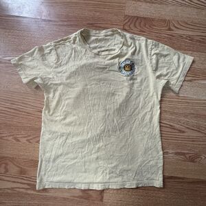 Embroidered Blink-182 Band T-shirt Yellow SunFlower Tour Size M Alt Rock Punk